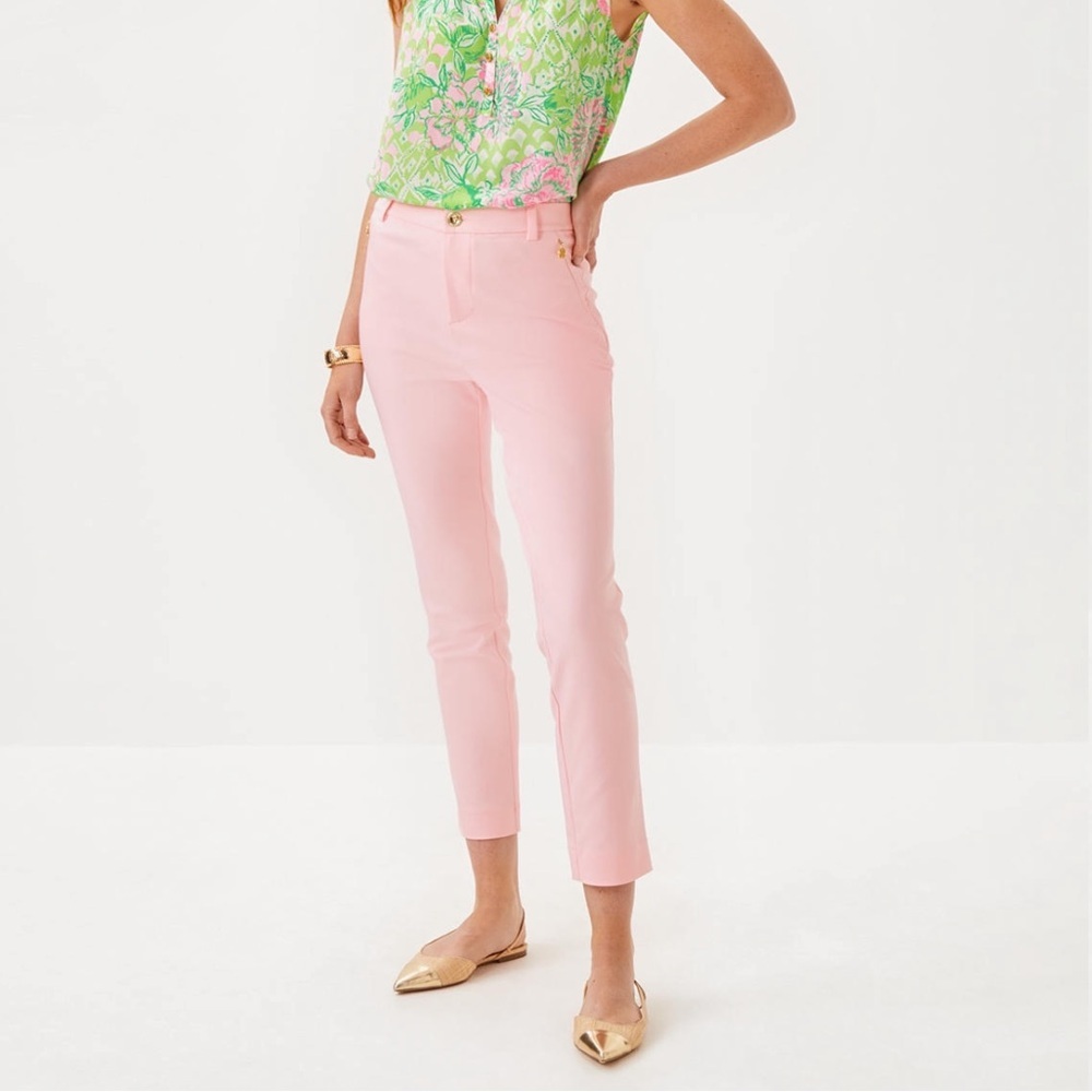 NWOT Pants - Lilly Pulitzer Ana High Rise Pant Women’s in Pink Muse Blush Pink - Picture 3 of 5